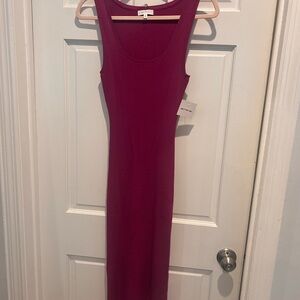 Better Be Sleeveless Midi Dress - Deep Pink